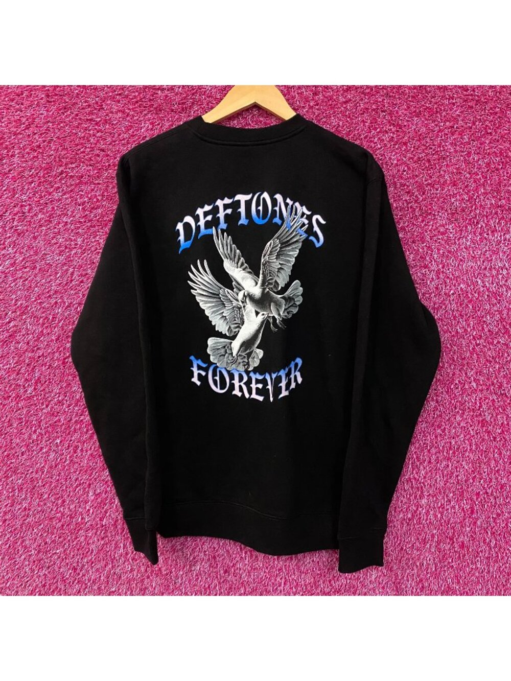 Deftones "Forever" Nu Metal Graphic Crewneck Sweater Small